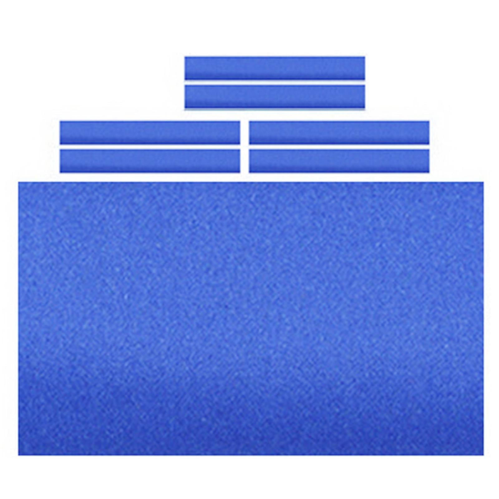 Magideal - Mantel De Billar Con Tiras De Cojín, Mantel De Fieltro Para Piscina Interior Para Bares , 9 Pies Azul