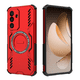 thumbnail image 1 of Funda FOXDOCK para Samsung Galaxy M56 , magnética, resistente a golpes, con soporte, unisex, carga inalámbrica, 1 of 4
