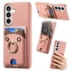 thumbnail image 1 of Funda FOXDOCK para Samsung Galaxy S26 Pro billetera, soporte ajustable y diseño seguro-rosa, 1 of 6