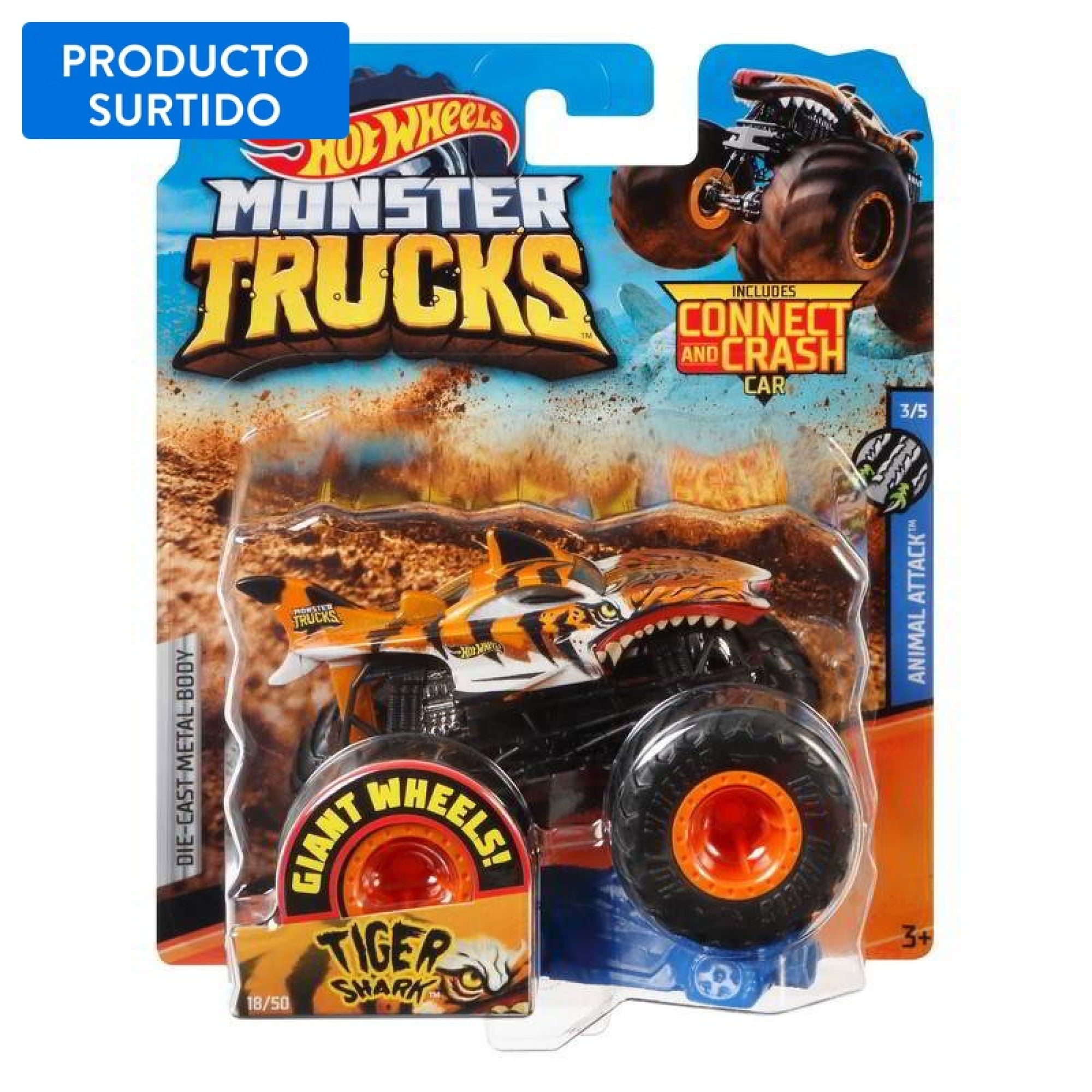 Hot Wheels - Camión De Juguete Monster Trucks Surtido