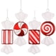thumbnail image 1 of Adorno navideño Vickerman, caramelo rojo y blanco, 15 cm, 4 unidades, 1 of 1