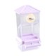 thumbnail image 1 of Alimentador De Pájaros Anti Salpicaduras De Comedero De Loro Resistente Para Periquito Cockatiel Finch Violet, 1 of 5