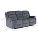 thumbnail image 3 of Sofá 3 Cuerpos Reclinable Moderno Gris New Martell, 3 of 9