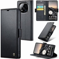 Caseme Tipo Cartera Xiaomi Redmi Note 14 Pro 4G Con Cierre Magnético, Rfid, Tarjetero, Soporte, Carga Inalámbrica