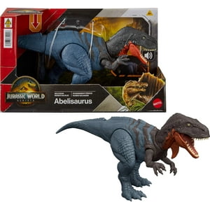 Dinosaurio De Juguete Mattel Jurassic World Rebirth Wild Roar Abelisaurus