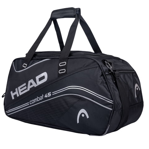 Bolso Deportivo New Combat 45 Negro Plata Head