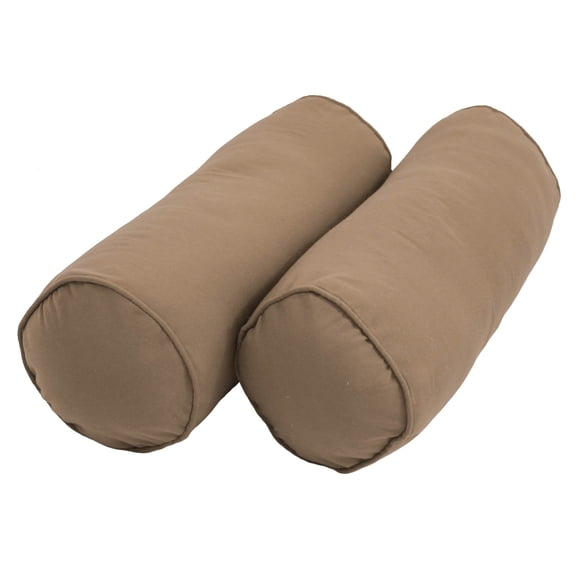 Agujas de sarga sólida con insertos, de Bolster Pillows Blazing Agujas (juego de 2)