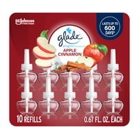 Recambio Para Ambientador Glade Plugins, Manzana Y Canela, 200 Ml X 10