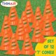 thumbnail image 4 of Agility Training Sport Cone Thin Air Brands, paquete de 12 unidades, color naranja, 4 of 6