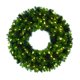 thumbnail image 1 of Corona navideña para celebrar la Navidad, madera de pino mixto, 36 cm, con 100 LED, 1 of 1