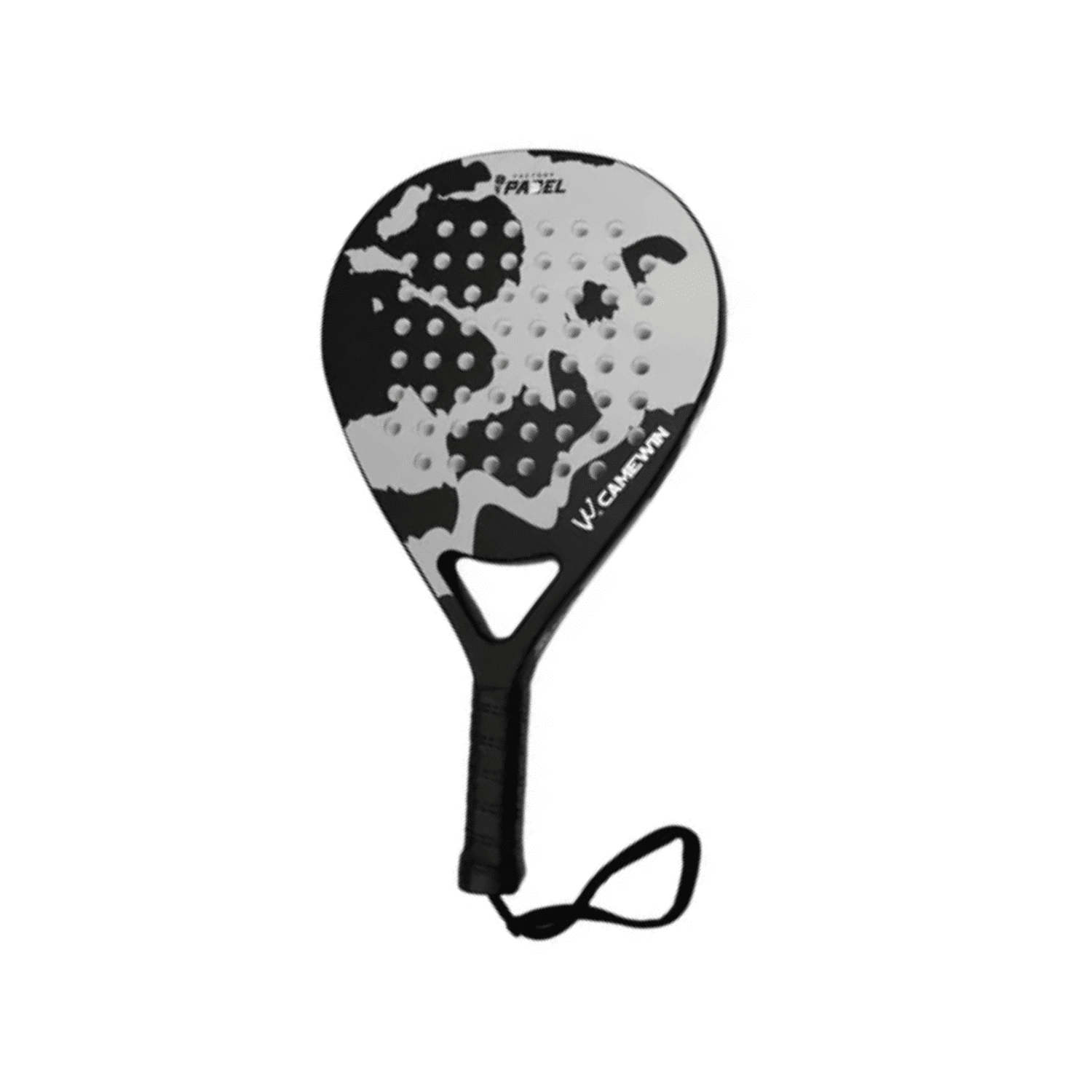 Importclick - Pala Pádel Carbono Híbrido 38mm + Bolso Deporte Gris