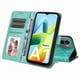 thumbnail image 5 of Funda tipo cartera FOXDOCK para Xiaomi Redmi A1 4G , diseño girasol en relieve, cuero PU, cierre magnético, soporte y tarjetero, 5 of 5