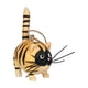 thumbnail image 1 of Mini Colgante De Resina Con Forma De Gato Navidad Para Espejo De Coche Oro Negro, 1 of 5