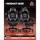 thumbnail image 3 of Silla gamer GTPLAYER para personas grandes y altas, 160 kg, reclinable ergonómica, 3 of 9