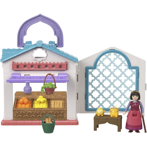 Micromuñeca Playset Mattel Disney Wish Dahlia's Rosas con Acc