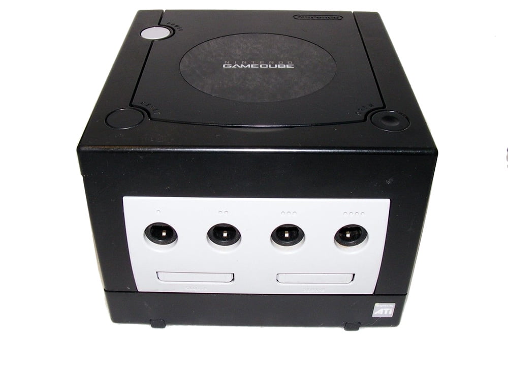 Consola Nintendo Gamecube Restaurada En Color Negro Azabache (Reacondicionada)