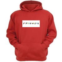 Genérico - Polerón Canguro Friends Rojo Talla M Unisex