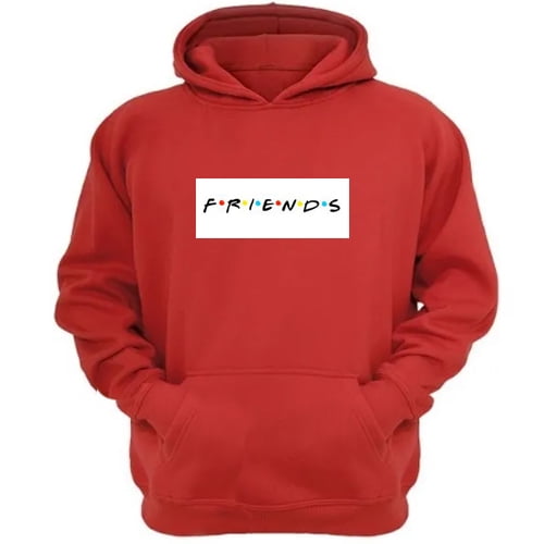 Genérico - Polerón Canguro Friends Rojo Talla Xl Unisex