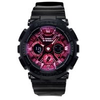 Reloj Casio G-Shock Analog Digital Resin Strap Burgundy Dial Quartz Gma-S120Rb-1A 200M Women'S Watch