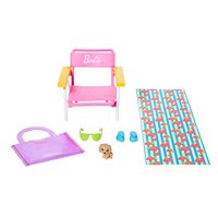 Paquete De Accesorios Barbie Beach Lounger