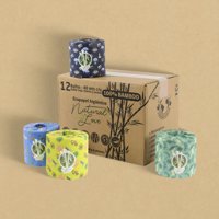 Natutal Love - Papel Higienico Eco Bambu Doble Hoja 40 M - 12Un