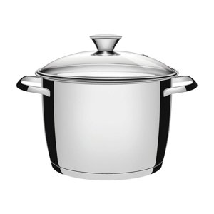 Olla En Acero De 22Cm 5,5L Tapa De Vidrio Tramontina Allegra