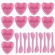 thumbnail image 1 of Set de cuencos para mascarilla PLINNILUY 10 cuencos rosa + 10 espátulas, 1 of 7
