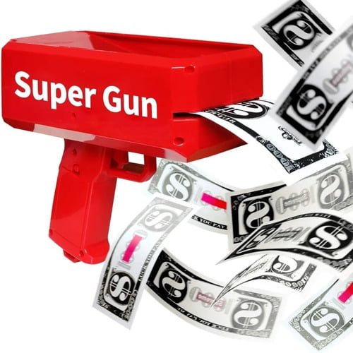 Pistola Supreme Lanza Billetes Cashcannon