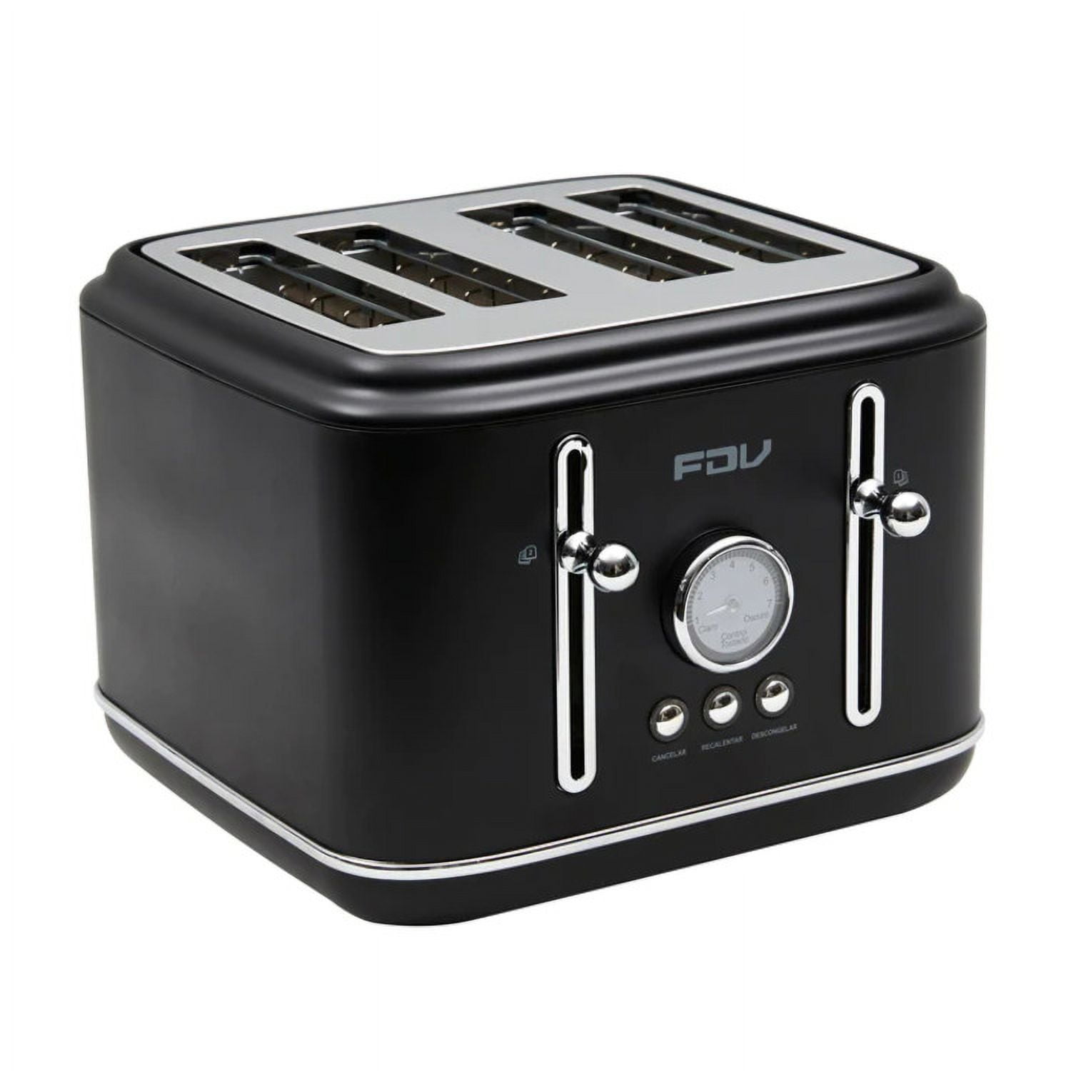 Fdv - Tostador 4 Rebanadas Iconic Black