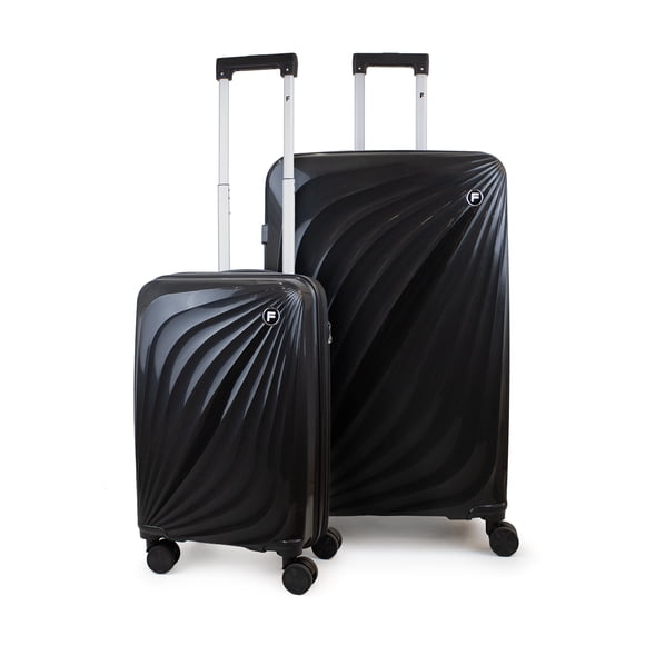 Pack 2 Maletas Cabina S 10kg + Grande L 23kg Slay negra F la maleta de Chile