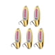 thumbnail image 3 of 5 Piezas Cucharas De Pesca Señuelos Metal Vertical Bass Cebos Y Señuelos Agua Dulce Oro 60g, 3 of 4