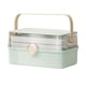 thumbnail image 5 of Caja de Joyería de Tocador Portátil, Contenedor Adornado, Caja de Almacenamiento de Accesorios para El Cabello, Caja Organizadora de Joyería Decorativ Verde, 5 of 5
