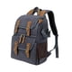 thumbnail image 2 of Mochila Para Cámara Estuche Para Cámara Mochila De Viaje Para Mochilero Caza Escalada Gris, 2 of 5