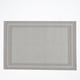 thumbnail image 1 of XmhyTop Juego de 6 Manteletes Individuales para Mesa, Hechos de PVC Resistente, Antideslizantes y Termorresistentes, Ideal para Hogares, Restaurantes y Cocinas, Estilo R, 45*30cm, Gris, 1 of 5