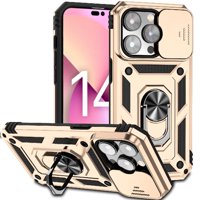 Estuche Gangxun Para Iphone 14 Pro Max, Soporte Giratorio 360°, Estilo Mecánico Y Magnético