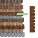 thumbnail image 2 of Tejas de techo miniatura REDUCIO! de madera 15 cm – 25 tiras para casa de muñecas, 2 of 7