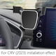 thumbnail image 2 of Soporte de teléfono de coche LUNQIN para Honda CRV 2023-2026 Air Vent, 2 of 6