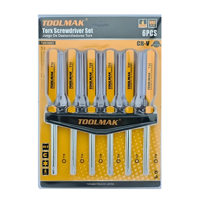 Genérico - Kit Juego De Destornilladores Torx Estrella 6 Piezas Toolmak