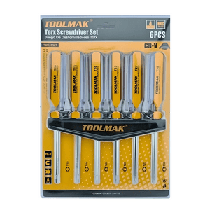 Genérico - Kit Juego De Destornilladores Torx Estrella 6 Piezas Toolmak
