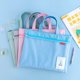 thumbnail image 2 of Bolsa pendancy A4 35x26 cm Rosa con cremallera impermeable, 2 of 9