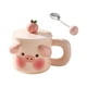 thumbnail image 4 of Taza De Té, Novedad, Bebida, Hotel, Hogar, Con Cuchara, Dormitorio, Jugo, Taza De Café De Cerámica, Cerdo Rosa, 4 of 5