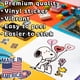 thumbnail image 2 of Calcomanía MadeToStick Snoopy y Woodstock Te Amo con Globos, 2 of 8