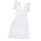 thumbnail image 3 of Delantal De Cocina Todo Blanco Poliéster Algodón Delantal De Sirvientas Fiesta De Barbacoa Vestido De Lujo, 3 of 3