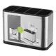 thumbnail image 1 of Dispensador De Palillos Lery Bucket Con Compartimentos, Acero, 1 of 3