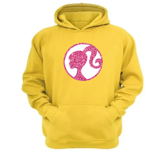 Genérico - Polerón Canguro Muñeca Modelo Amarillo Talla S Unisex