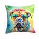 thumbnail image 1 of Almohada Decorativa Bullmastiff Hippie Dawg, 1 of 6