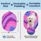 thumbnail image 2 of Cama para perro rubyloo 76 × 56 cm plegable y transportable rosa, 2 of 7