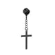 thumbnail image 1 of Stainless Steel Cross Chain Tassel Dangle Earrings for Women, Jewelry, 1 of 2