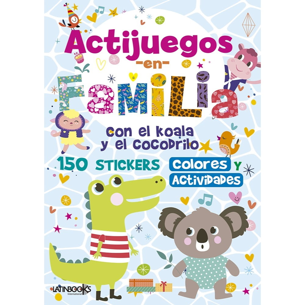 Zig-zag - Libro Actijuegos - Con El Koala Y El Cocodrilo / 28 Páginas De 21 X 29,5 Cm. Tapa De Cartulina Plastificada Y Abrochada.
