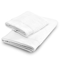 Mallorca - Juego De Toallas De Baño Jacquard Blanco